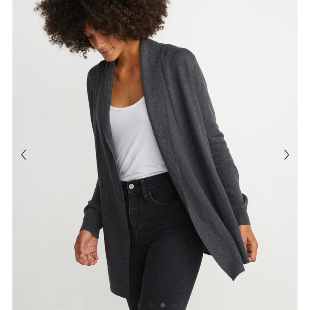 Marine Layer Mae Open Front Cardigan Xs - image 2